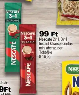 Coop Nescafé 2in1, 3in1 ajánlat