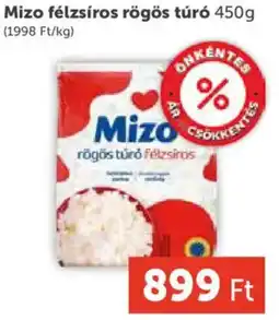 PRIVÁT Mizo félzsíros rögös túró ajánlat