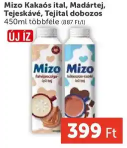PRIVÁT Mizo Kakaós ital, Madártej, Tejeskávé, Tejital dobozos ajánlat