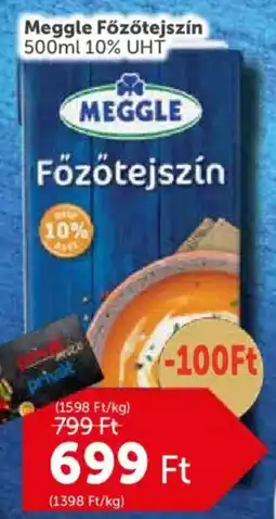 PRIVÁT Meggle Főzőtejszín 10% UHT ajánlat