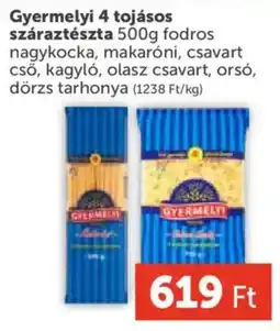 PRIVÁT Gyermelyi 4 tojásos száraztészta ajánlat