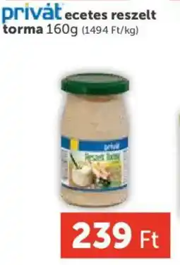 PRIVÁT Privȧt ecetes reszelt torma ajánlat