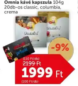 PRIVÁT Omnia kávé kapszula ajánlat