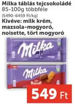 PRIVÁT Milka táblás tejcsokoládé ajánlat