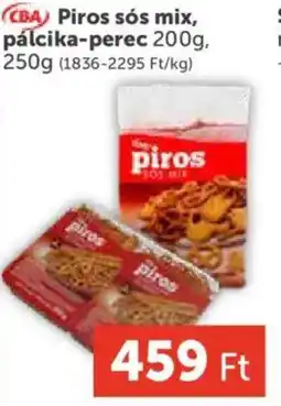 PRIVÁT CBA Piros sós mix, pálcika-perec ajánlat