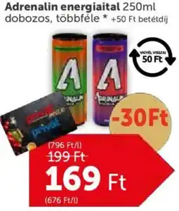PRIVÁT Adrenalin energiaital ajánlat