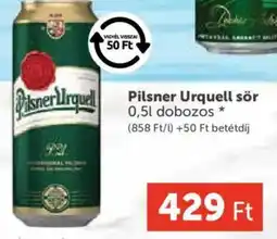 PRIVÁT Pilsner Urquell sör ajánlat
