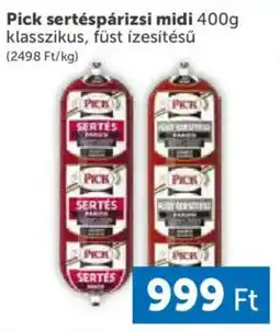 PRIVÁT Pick sertéspárizsi midi ajánlat