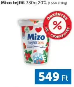PRIVÁT Mizo tejföl 20% ajánlat