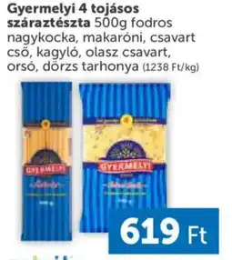 PRIVÁT Gyermelyi 4 tojásos száraztészta ajánlat