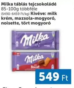PRIVÁT Milka táblás tejcsokoládé ajánlat