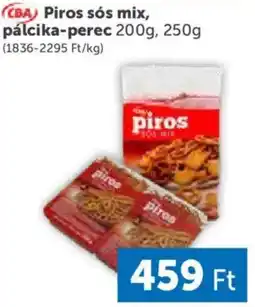PRIVÁT CBA Piros sós mix, pálcika-perec ajánlat