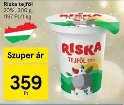 Tesco Riska tejföl 20% ajánlat
