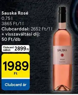 Tesco Sauska Rosé ajánlat
