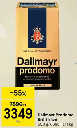 Tesco Dallmayr Prodomo örölt kávé ajánlat