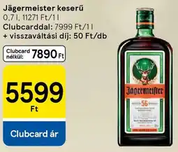 Tesco Jägermeister keserű ajánlat