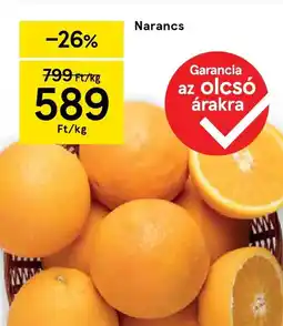 Tesco Narancs ajánlat