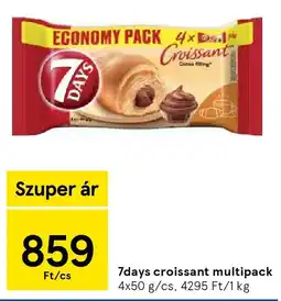 Tesco 7days croissant multipack ajánlat
