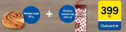 Tesco Fahéjas csiga + Pöttyös kakaós tej ajánlat