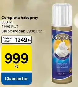 Tesco Completa habspray ajánlat