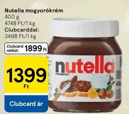 Tesco Nutella mogyorókrém ajánlat