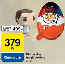 Tesco Kinder Joy meglepetéssel ajánlat
