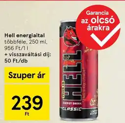 Tesco Hell energiaital ajánlat