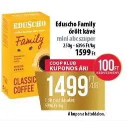 Coop Eduscho Family őrölt kávé ajánlat