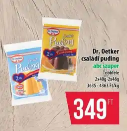 Coop Dr. Oetker családi puding ajánlat
