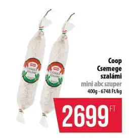 Coop Coop csemege szalámi ajánlat