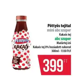 Coop Pöttyös tejsital ajánlat