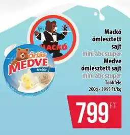 Coop Mackó ömlesztett sajt ajánlat