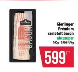 Coop Gierlinger prémium szeletelt bacon ajánlat