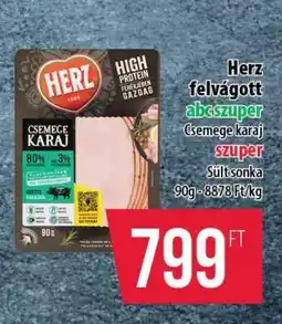 Coop Herz felvágott ajánlat