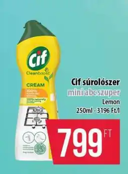 Coop Cif súrolószer mini abc szuper ajánlat