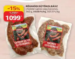 Auchan RÉGIMÓDI SÜTŐKOLBÁSZ ajánlat