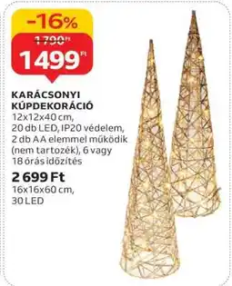 Auchan KARÁCSONYI KÚPDEKORÁCIÓ ajánlat