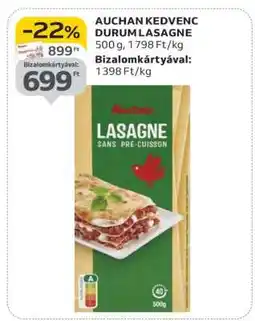 Auchan Auchan Kedvenc Durum Lasagne ajánlat