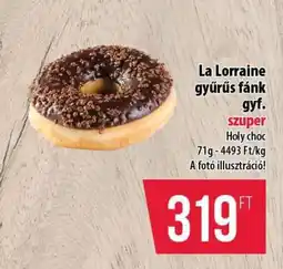 Coop La Lorraine gyűrűs fánk ajánlat