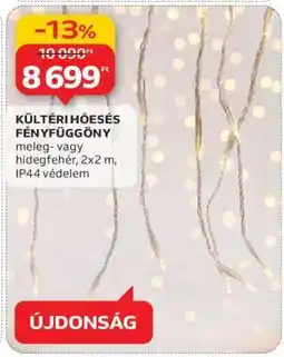 Auchan KÜLTÉRI HÓESÉS FÉNYFÜGGÖNY ajánlat