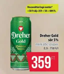 Coop Dreher Gold sör 5% ajánlat