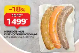 Auchan HEGEDŰS-HÚS DISZNÓ TOROS CSOMAG ajánlat