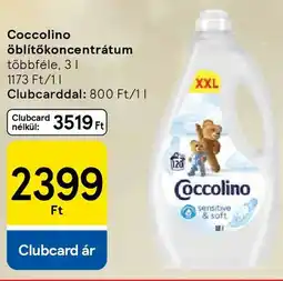 Tesco Coccolino öblítőkoncentrátum ajánlat