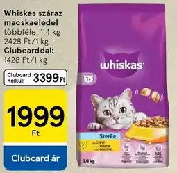 Tesco Whiskas száraz macskaeledel ajánlat