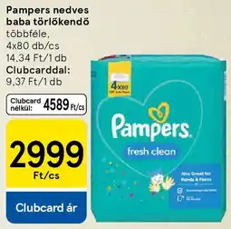 Tesco Pampers nedves baba törlőkendő ajánlat