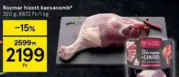 Tesco Rozmar hízott kacsacomb ajánlat