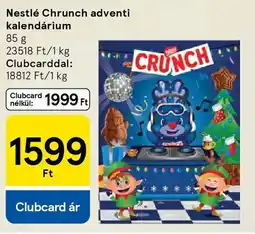 Tesco Nestlé Chrunch adventi kalendárium ajánlat