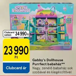 Tesco Gabby's Dollhouse Purrfect babaház ajánlat