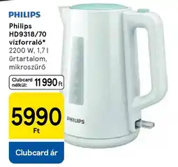 Tesco Philips HD9318/70 vízforraló ajánlat