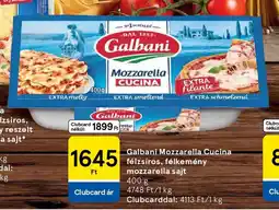 Tesco Galbani Mozzarella Cucina félzsíros, félkemény mozzarella sajt ajánlat